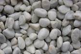 10 stuks! Carrara wit rond 15-25 mm los Decorson