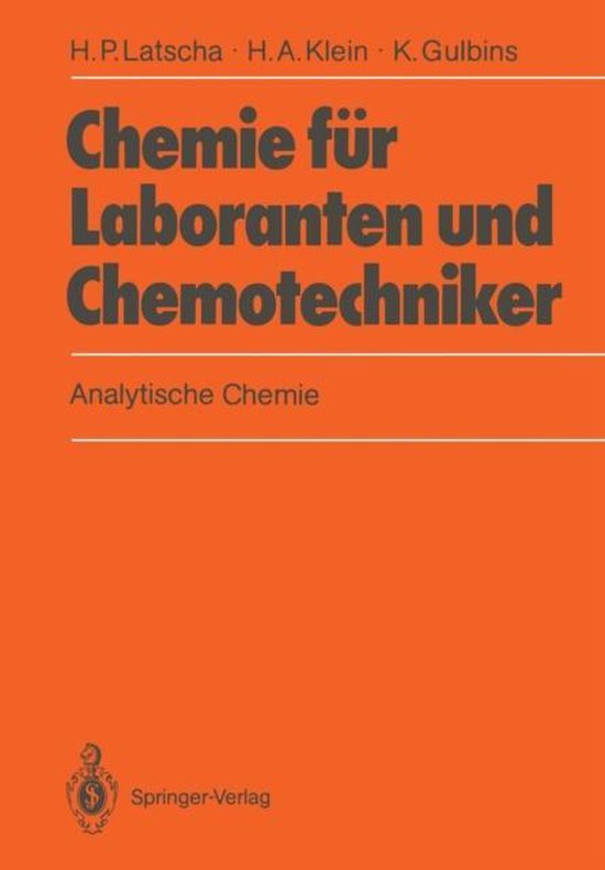 Chemie fur Laboranten und Chemotechniker