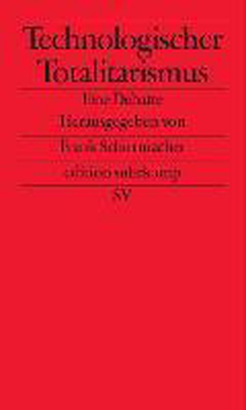 Technologischer Totalitarismus - cover