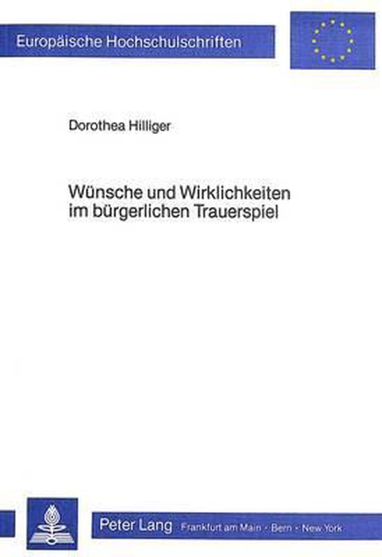Wuensche Und Wirklichkeiten Im Buergerlichen Trauerspiel - cover
