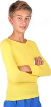 Thermoshirt kind geel unisex
