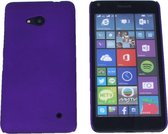 Microsoft Lumia 640 Hard Case Hoesje Paars Purple