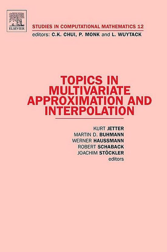 Topics in Multivariate Approximation and Interpolation - cover
