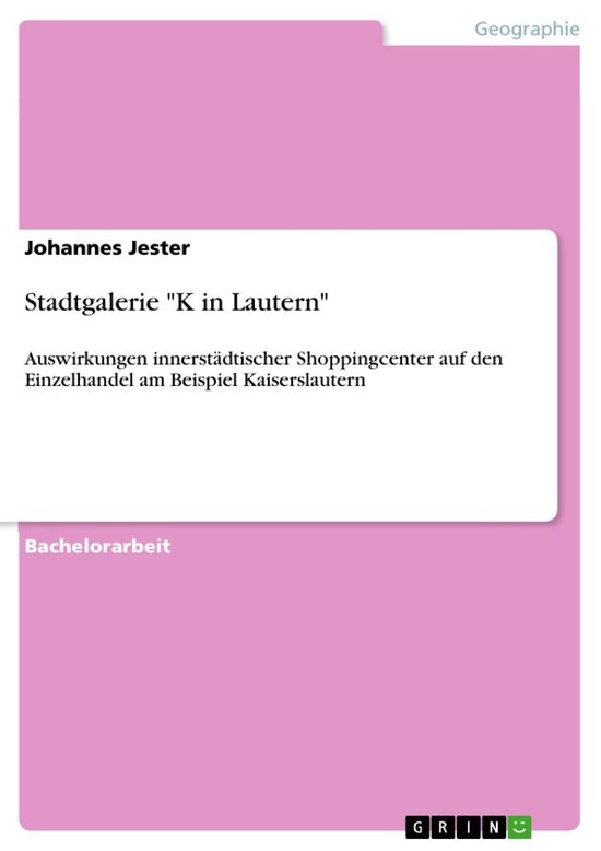 Stadtgalerie "K in Lautern" - cover