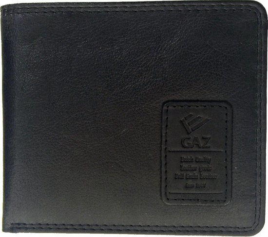 GAZ Leren Billfold - RFID - Zwart