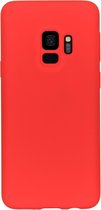 Accezz Liquid Silicone Backcover Samsung Galaxy S9 hoesje - Rood