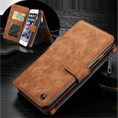 Caseme Leren Flip Wallet iPhone 6(s) plus - Bruin