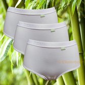 Boru Bamboo | MAAT S | 3-pack dames midislip | wit