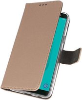 Bestcases Pasjeshouder Telefoonhoesje Samsung Galaxy J6 (2018) - Goud