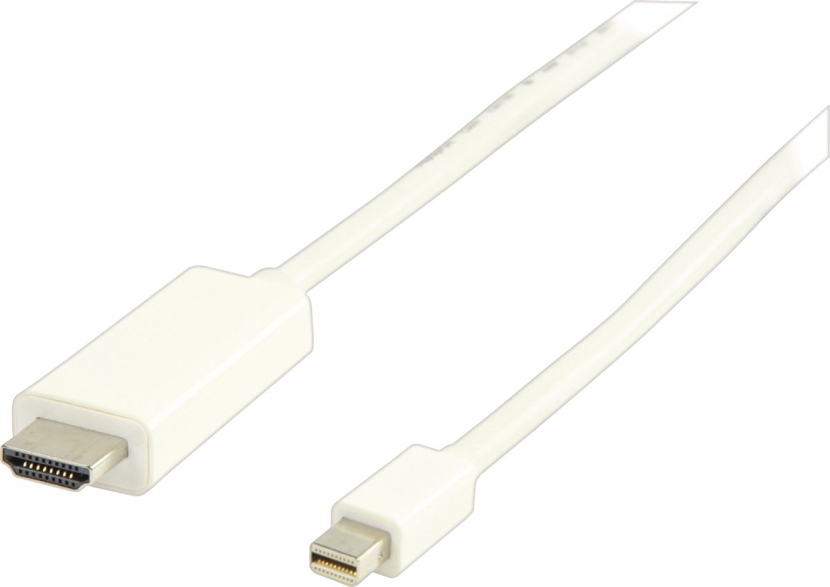 Valueline - 1.3 HDMI naar Mini DisplayPort - 2 m - Wit