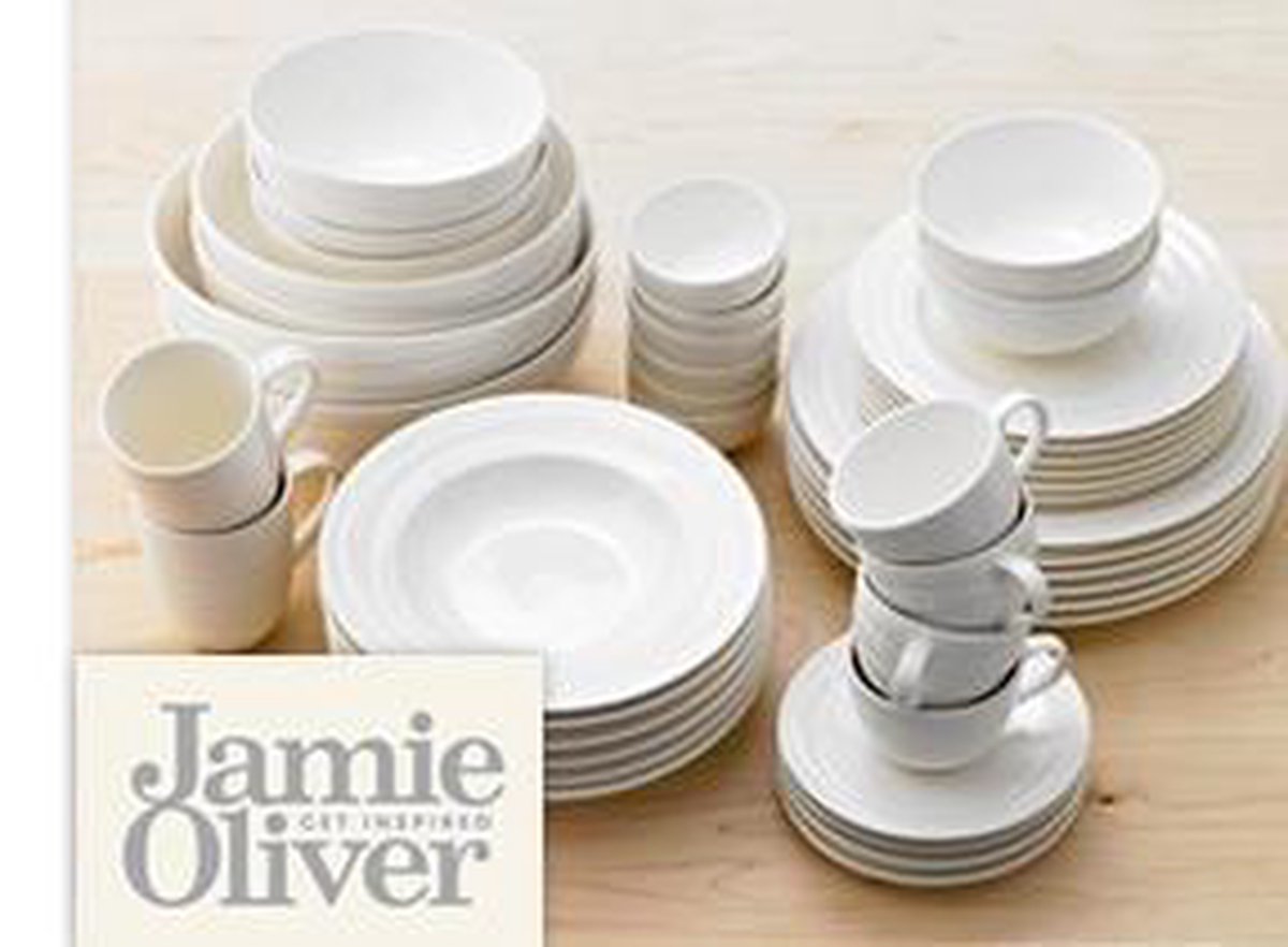 duidelijk voorstel barsten 6x Kop en Schotel - 20 cl - Jamie Oliver Waves | bol.com