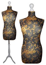Golden Elite flower paspop met witte sparkling driepoot 40/42