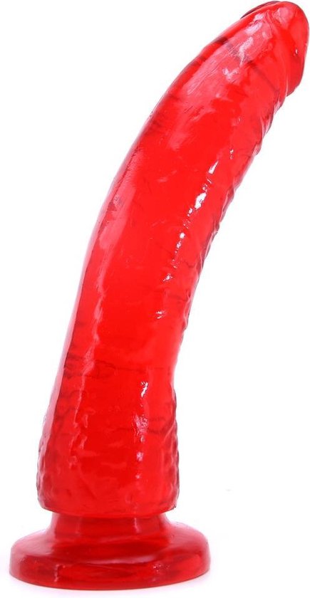 Foto: Realistische dildo met zuignap dildo met sterke zuignap ook voor anaal gebruik 20 cm