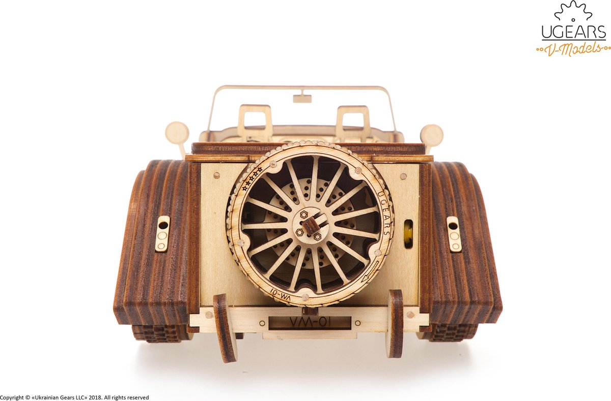 UGEARS Houten 3D Model - Roadster VM-01 — afbeelding 17