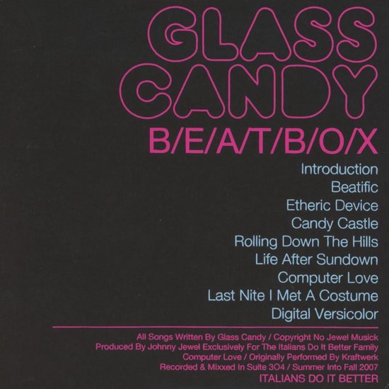 B E A T B O X Glass Candy Cd Album Muziek Bol Com