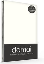 Damai - Kussensloop - 60 x 70 cm - Cream - 2 stuks