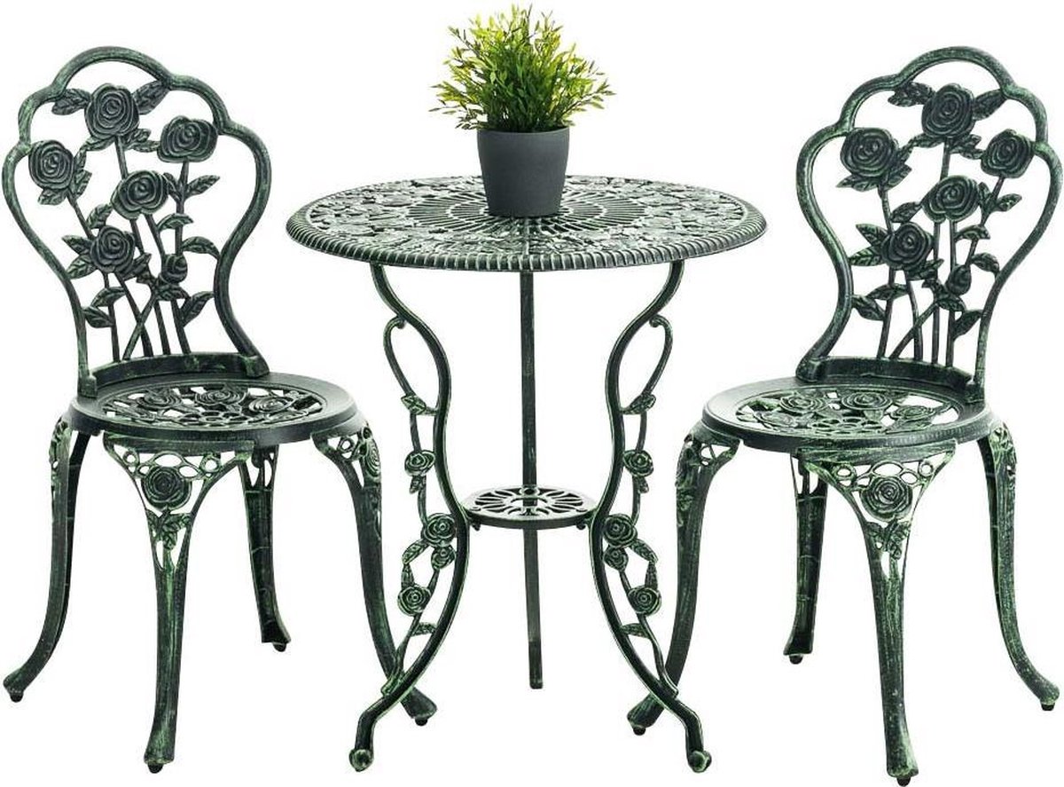 Clp Bistro set SHARMA van gietaluminium, tuin set, balkon set