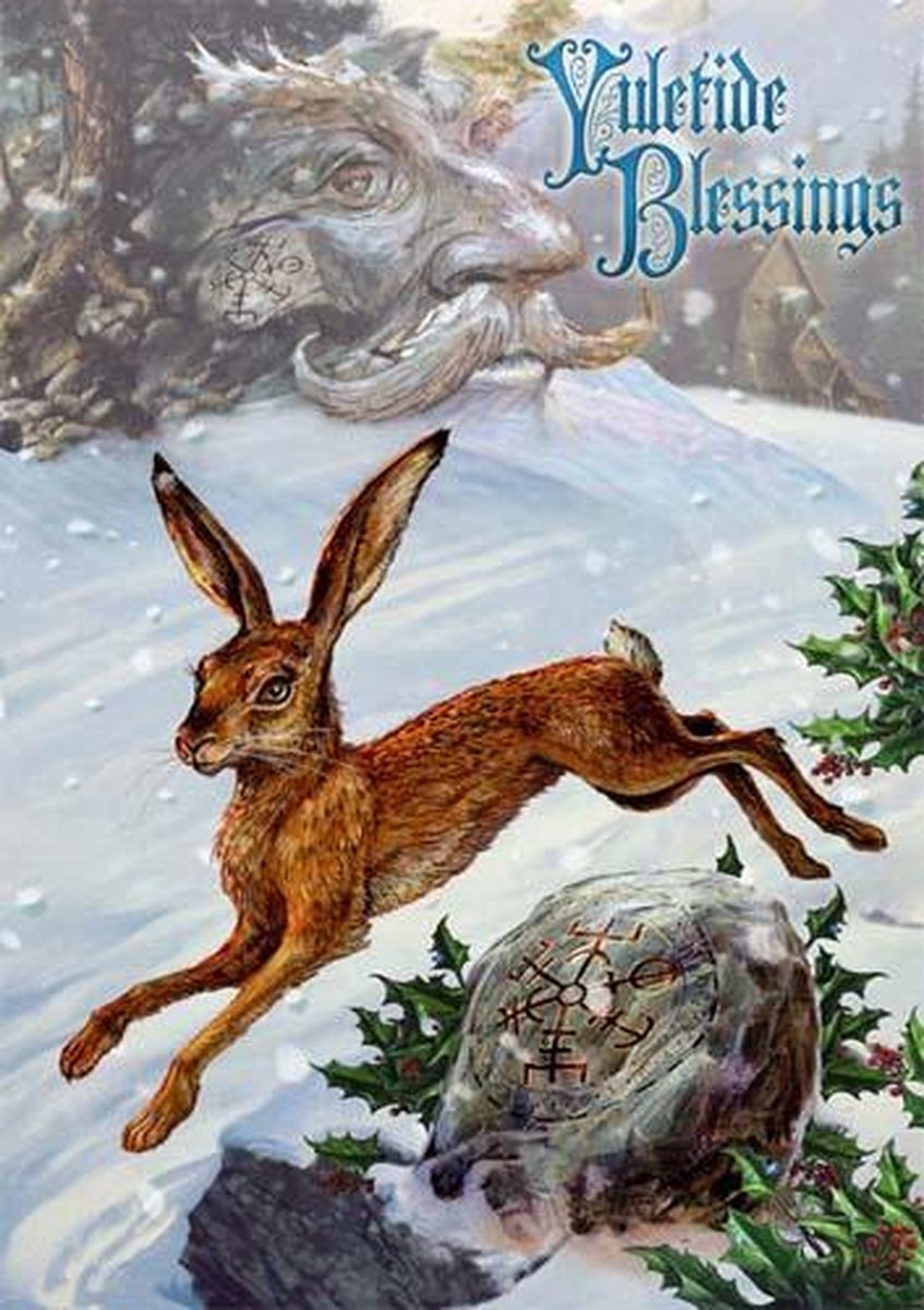 Briar Kerstkaart Midwinter Rune Hare