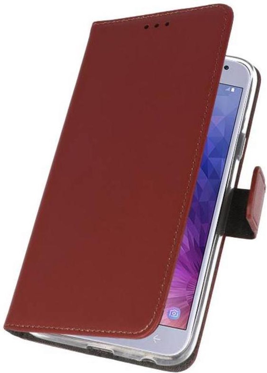 Bestcases Pasjeshouder Telefoonhoesje Samsung Galaxy J4 (2018) - Bruin