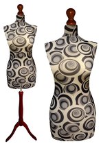Future paspop met donker bruine sparkling driepoot 44/46
