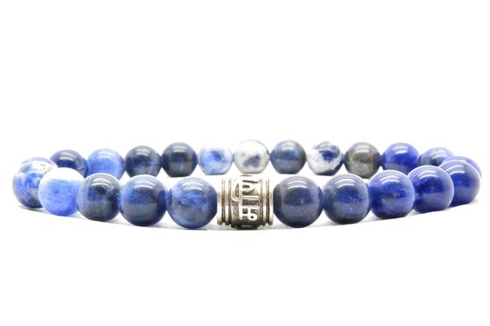 Beaddhism - Armband - Matt Blue - Guru - 20 cm