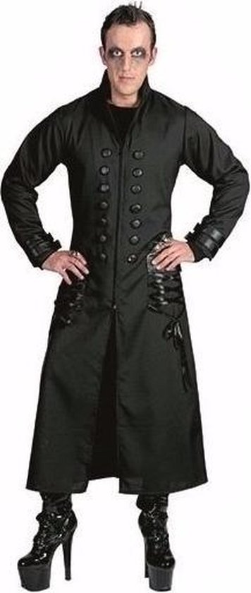 Halloween - Grote maten zwarte gothic/vampier jas verkleedkleding voor  heren XXL/XXXL | bol.com