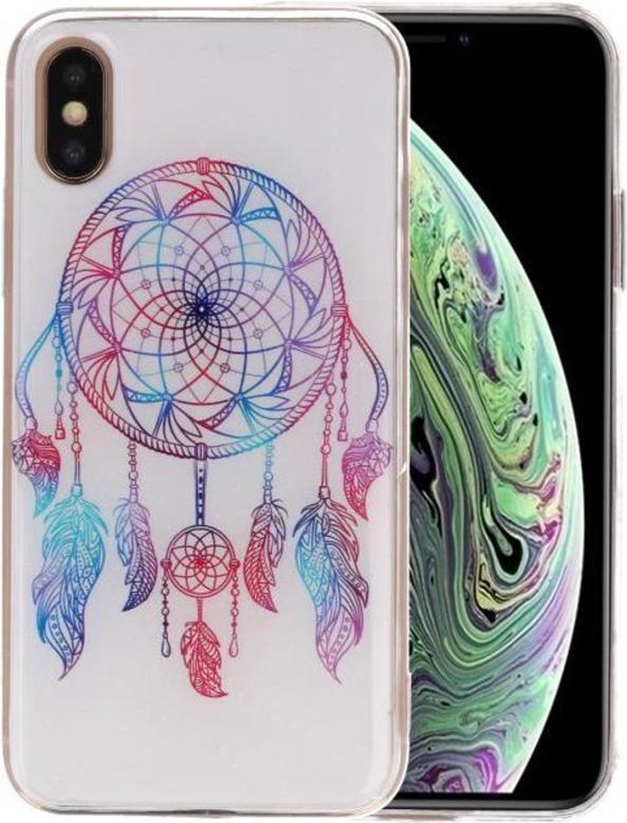 Dromenvanger Print Hardcase - Hoesje Geschikt voor iPhone X / XS