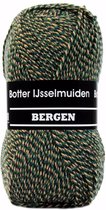 Bergen groen blauw gemeleerd 185 - Botter IJsselmuiden PAK MET 10 BOLLEN a 100 GRAM. PARTIJ 45223. INCL. Gratis Digitale vinger haak en brei toerenteller