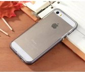 Enkay Aluminium/TPU Backcase iPhone 5(s)/SE - Antraciet Grijs