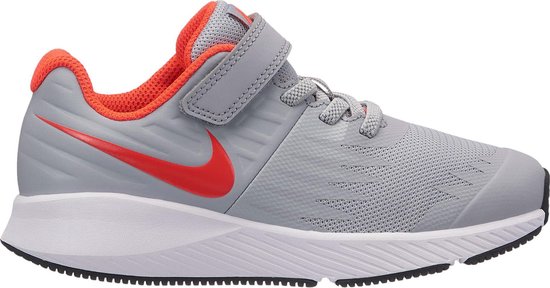 Nike Star Runner Sneakers - Maat 31.5 - Unisex - grijs/oranje | bol.com