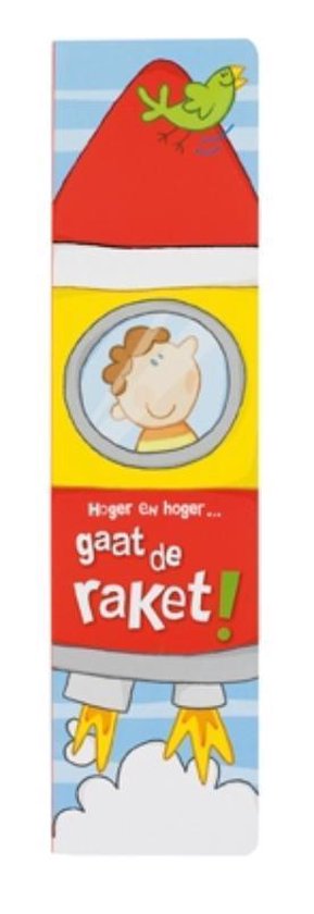 Cover van het boek 'Hoger en hoger gaat de raket'
