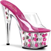 Pleaser Muiltjes -40 Shoes- ADORE-701FL Paaldans schoenen Roze