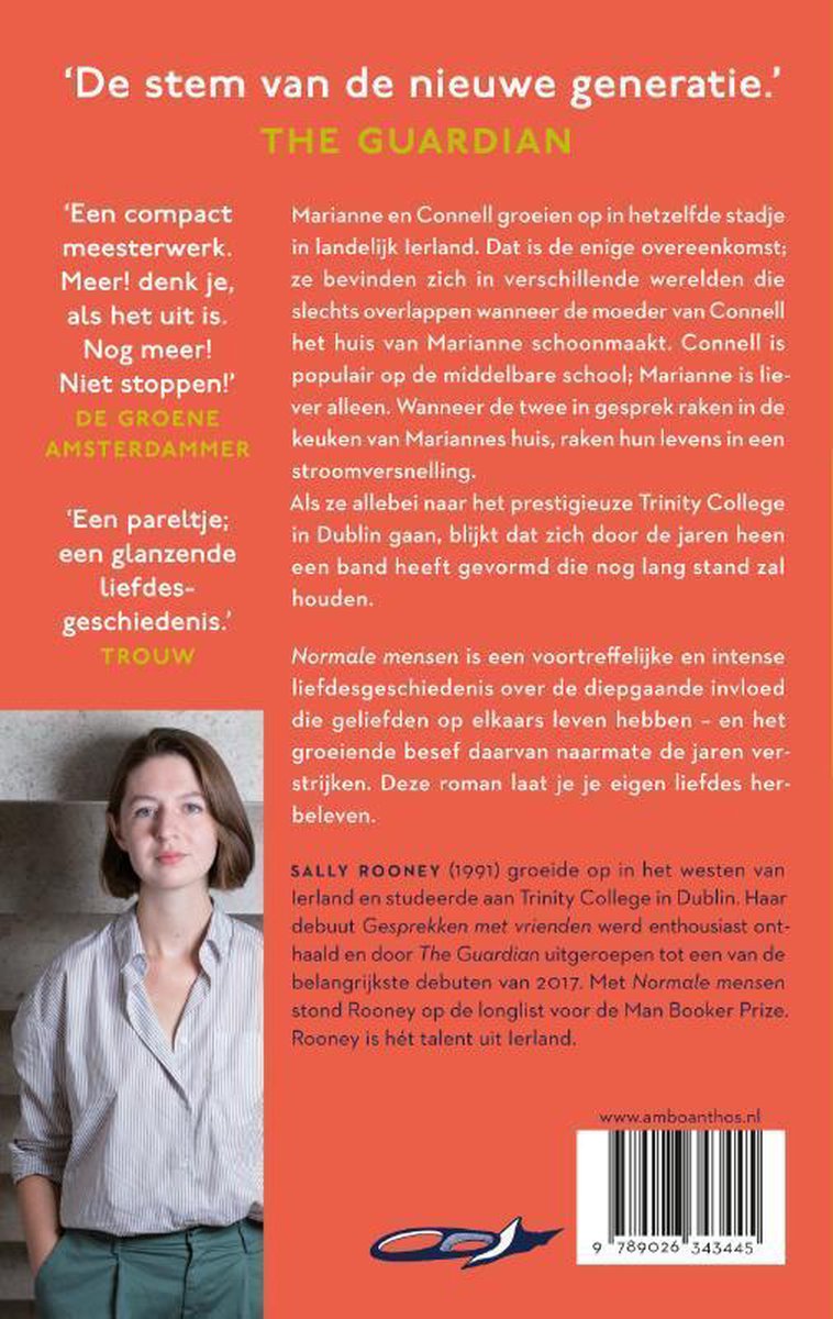Normale mensen - back cover