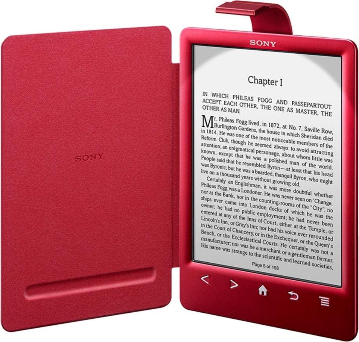 Sony PRSA-CL30 - Protective cover for eBook reader - red - for Sony PRS-T3  | bol