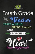 A Fourth Grade Teacher takes a Hand and touches a Heart