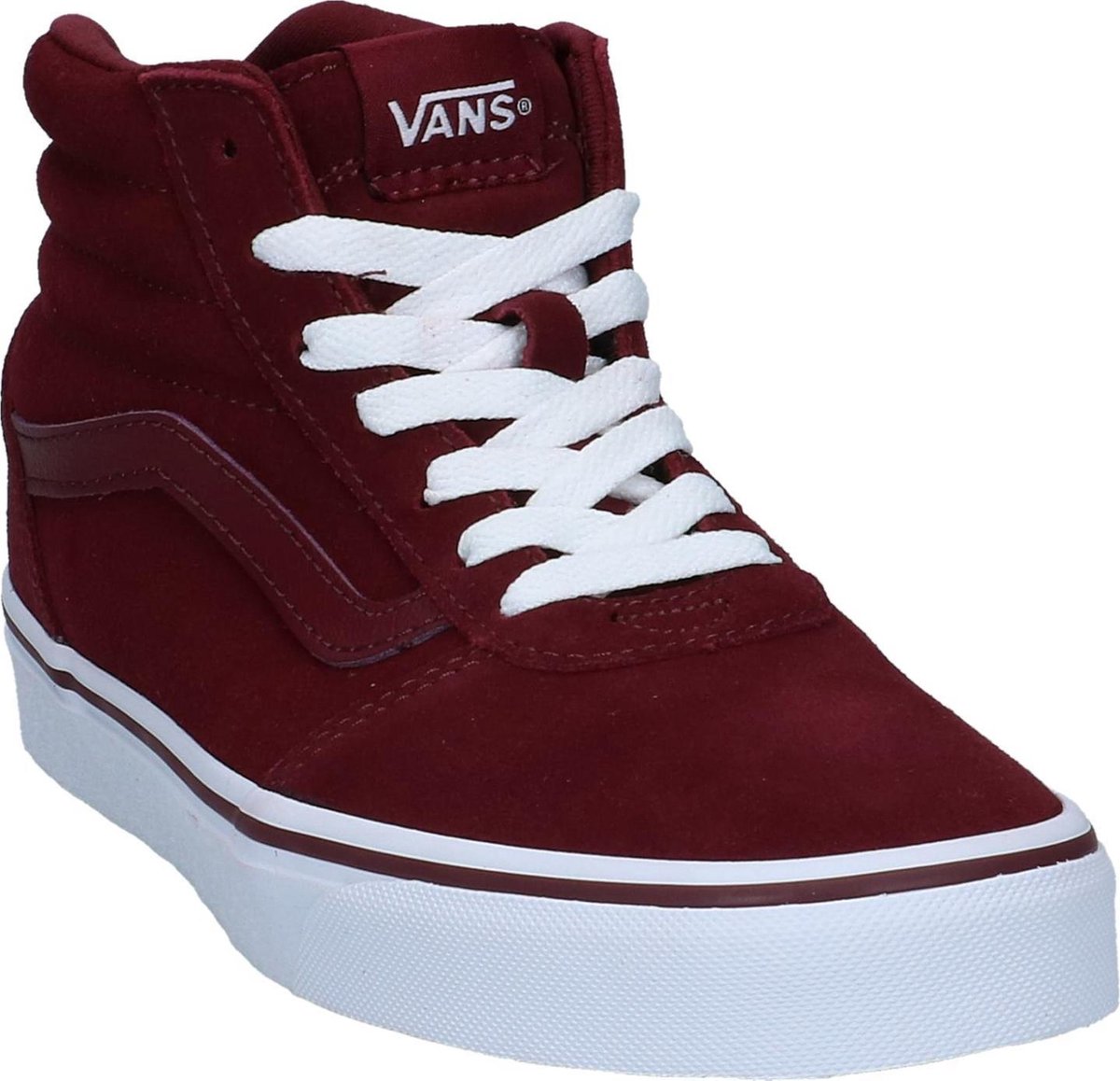 Vans - Ward Hi - Skate hoog - Dames - Maat 37 - Bordeaux - Port Royale  Suede | bol.com
