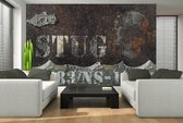Distressed Texture Photo Wallcovering