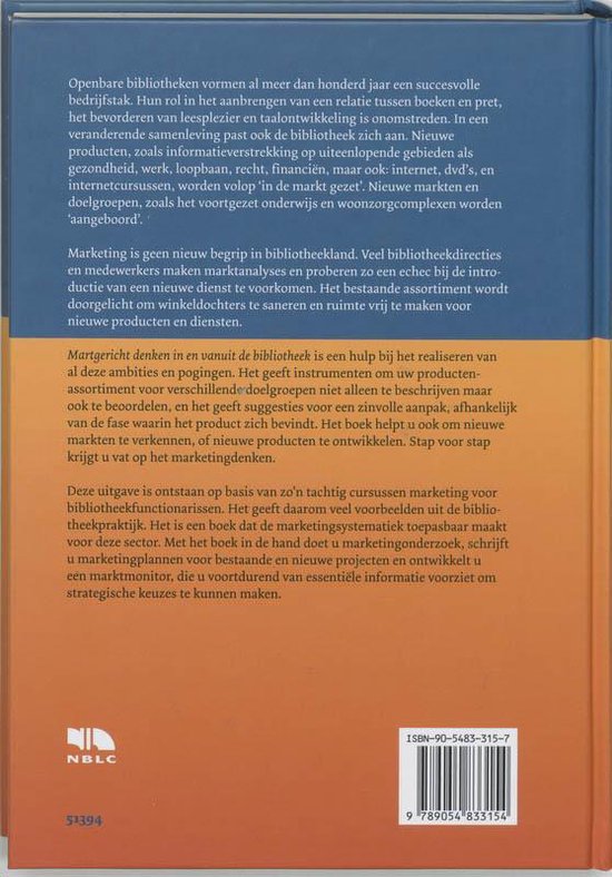 Marktgericht Denken In En Vanuit De Bibliotheek | | P.J. Koomans Boeken | bol.com