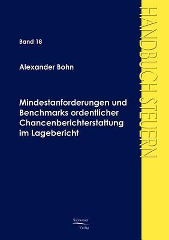Mindestanforderungen und Benchmarks ordentlicher Chancenberi ... - cover