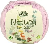 DMC Natura Just Cotton N32 Rose Soraya. PAK MET 10 BOLLEN a 50 GRAM. KL.NUM. 34.