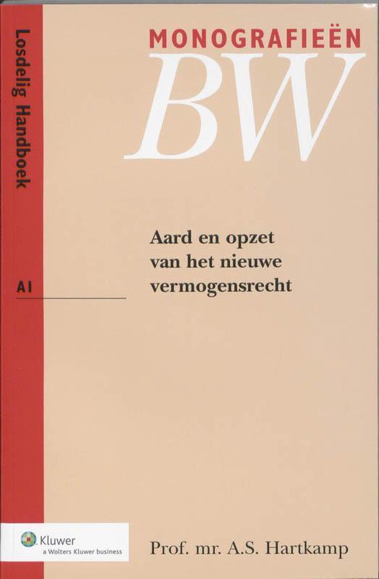 Aard en opzet van het nieuwe vermogensrecht / A1