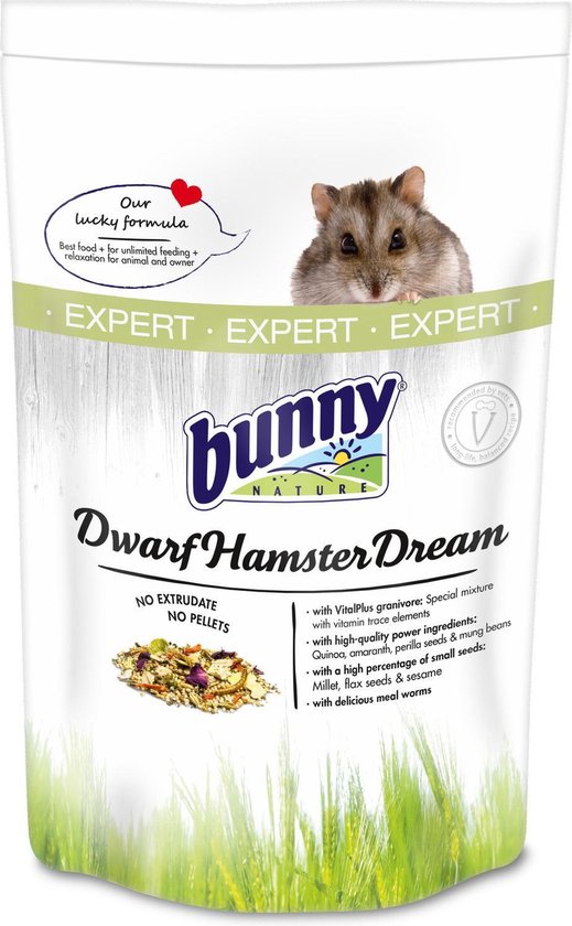 Bunny Nature Dwerghamsterdroom Expert - Caviavoer - 500 g