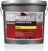 Mathys- Paracem Deco muurverf- Primer - 10 Liter- Uitstekende kwaliteit.