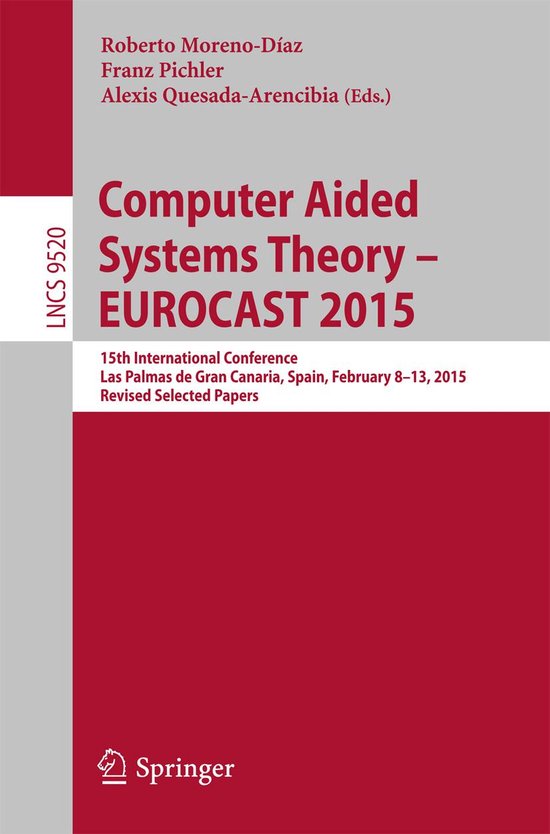 Foto: Lecture notes in computer science 9520 computer aided systems theory eurocast 2015