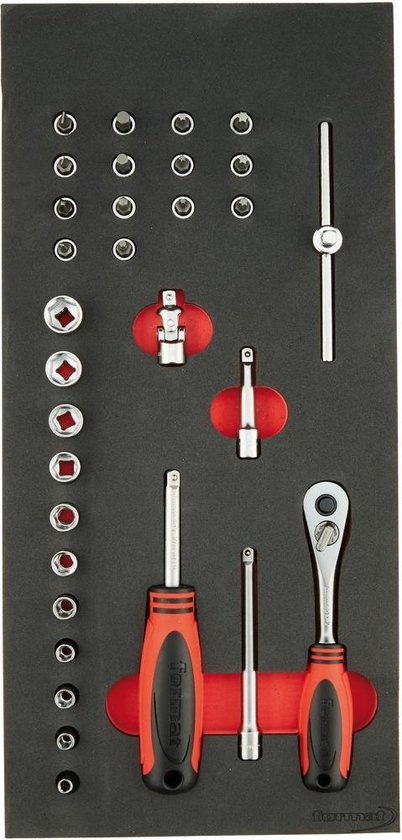 "Module dopsleutels 1/4"" 1/3 FORMAT"