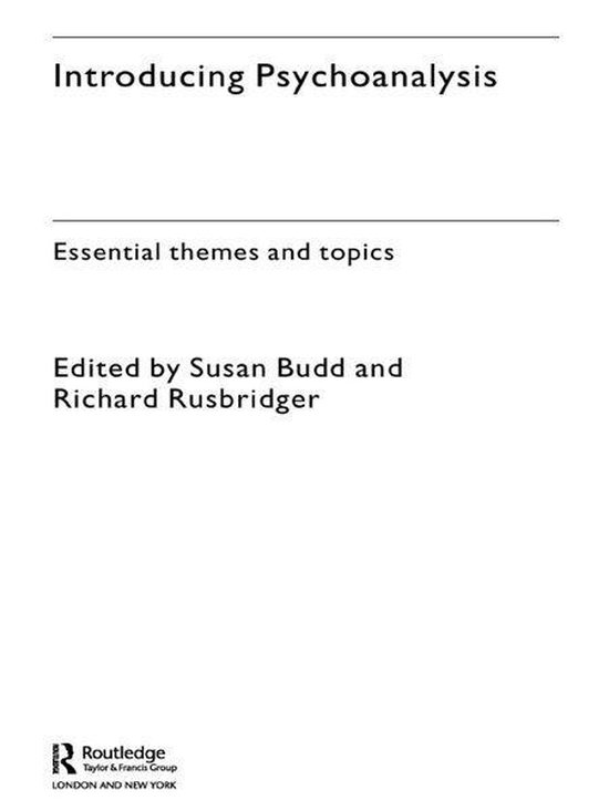 Introducing Psychoanalysis - cover