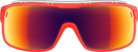 adidas Sport Zonyk Pro L - Sportbril - Lenscat. 3 - ☀ - Red Rirror /Solar Red