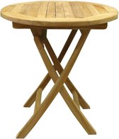 Klaptafel 70x70x75 rond model