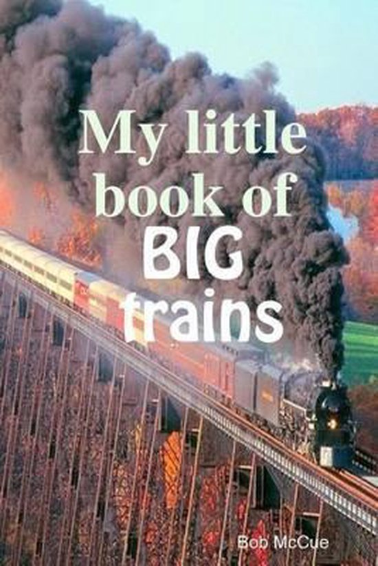 My Little Book of Big Trains - cover