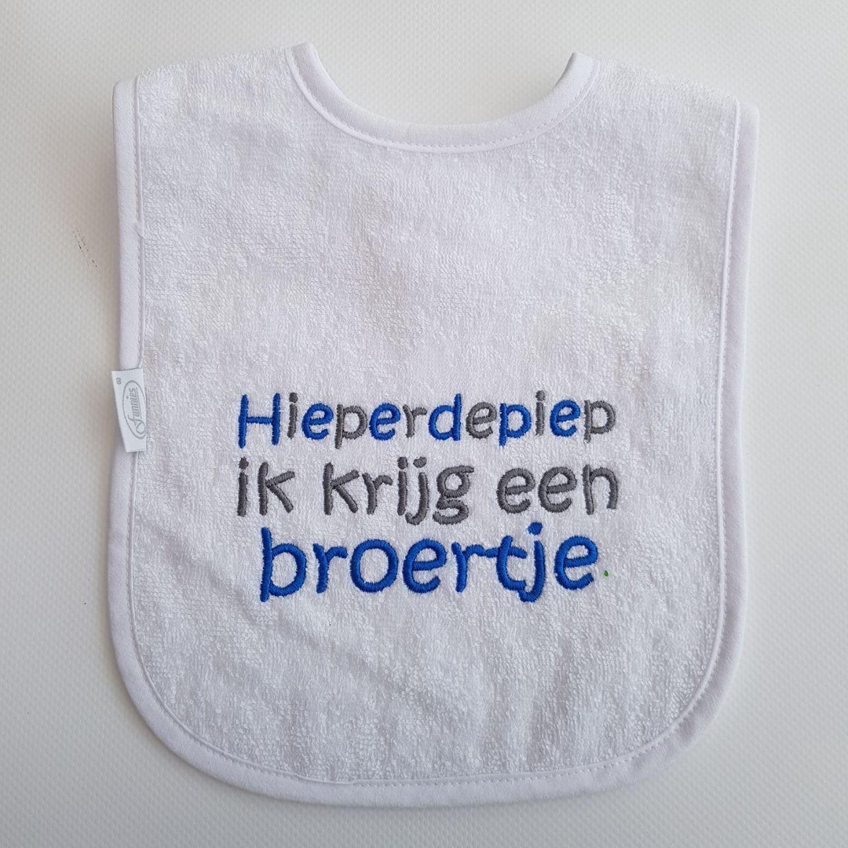 Goedkoopste Witte slab met Hieperdepiep ik krijg een broertje